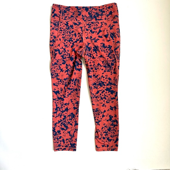 Lululemon Final Lap Crop 23” in Efflorescent Dark Canyon Onyx Blue 10 - Picture 1 of 13